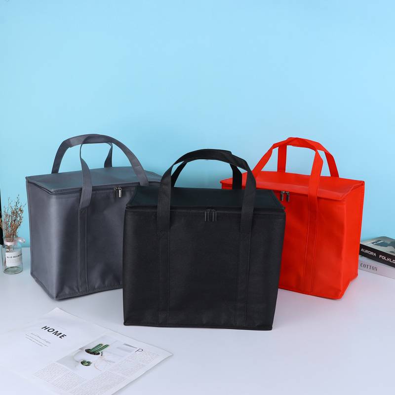 Disposable Non-woven Aluminum Foil Insulated Takeaway Bag